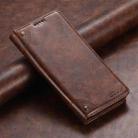 For Samsug Galaxy S24 Ultra 5G Suteni Baroque Calf Texture Buckle Wallet Leather Phone Case(Khaki) - 2