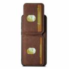 For Huawei Mate 60 Pro+ Suteni H02 Litchi Leather Card Wallet Stand Back Phone Case(Brown) - 3