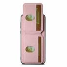 For Huawei Mate 60 Pro+ Suteni H02 Litchi Leather Card Wallet Stand Back Phone Case(Pink) - 3