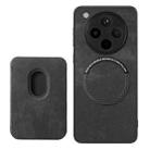 For OPPO Find X8 Pro Retro Leather Card Bag Magnetic Phone Case(Black) - 3