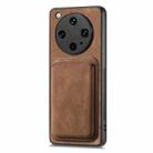 For OPPO Find X8 Ultra Retro Leather Card Bag Magnetic Phone Case(Brown) - 2
