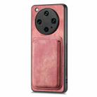For OPPO Find X8 Ultra Retro Leather Card Bag Magnetic Phone Case(Pink) - 2