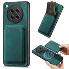 For OPPO Find X8s Retro Leather Card Bag Magnetic Phone Case(Green) - 1