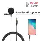 JMARY MC-R1 Phone Laptop Recording Interview Lavalier Mic 3.5mm Mini Microphone - 2