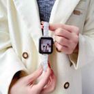 For Apple Watch SE 2022 40mm Laser PC Colorful 12mm Slim Watch Band(White) - 2
