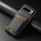 For Google Pixel 8 Suteni H03 Oil Wax Leather Wallet Stand Back Phone Case(Black) - 2