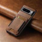 For Google Pixel 7a Suteni H03 Oil Wax Leather Wallet Stand Back Phone Case(Brown) - 3