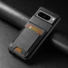 For Google Pixel 6 Pro Suteni H03 Oil Wax Leather Wallet Stand Back Phone Case(Black) - 2