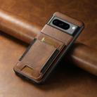 For Google Pixel 6 Pro Suteni H03 Oil Wax Leather Wallet Stand Back Phone Case(Brown) - 2
