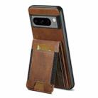 For Google Pixel 6 Pro Suteni H03 Oil Wax Leather Wallet Stand Back Phone Case(Brown) - 3