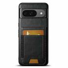 For Google Pixel 9 Suteni H03 Oil Wax Leather Wallet Stand Back Phone Case(Black) - 1