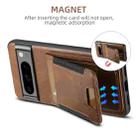 For Google Pixel 10 Pro XL Suteni H03 Oil Wax Leather Wallet Stand Back Phone Case(Brown) - 3