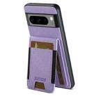For Google Pixel 8 Pro Suteni H03 Litchi Leather Card Bag Stand Back Phone Case(Purple) - 3