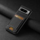 For Google Pixel 6 Pro Suteni H03 Litchi Leather Card Bag Stand Back Phone Case(Black) - 2