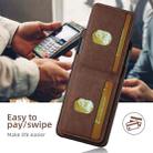 For Google Pixel 9 Pro Suteni H03 Litchi Leather Card Bag Stand Back Phone Case(Brown) - 2