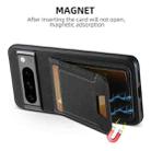 For Google Pixel 10 Pro Suteni H03 Litchi Leather Card Bag Stand Back Phone Case(Black) - 3