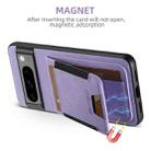 For Google Pixel 10 Pro Suteni H03 Litchi Leather Card Bag Stand Back Phone Case(Purple) - 3