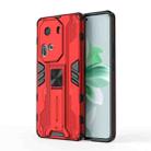 For OPPO Reno11 Pro Global Supersonic Armor PC Hybrid TPU Phone Case(Red) - 1