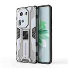 For OPPO Reno11 Pro Global Supersonic Armor PC Hybrid TPU Phone Case(Grey) - 1