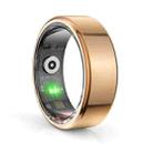 R02 SIZE 8 Smart Ring, Support Heart Rate / Blood Oxygen / Sleep Monitoring / Multiple Sports Modes(Gold) - 1