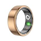 R02 SIZE 8 Smart Ring, Support Heart Rate / Blood Oxygen / Sleep Monitoring / Multiple Sports Modes(Gold) - 2