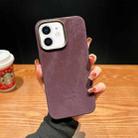 For iPhone 11 Vintage Denim Shockproof Magsafe Phone Case(Purple) - 1