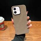 For iPhone 11 Vintage Denim Shockproof Magsafe Phone Case(Brown) - 1