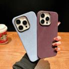 For iPhone 12 Pro Max Vintage Denim Shockproof Magsafe Phone Case(Grey) - 3
