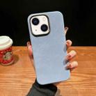For iPhone 14 Vintage Denim Shockproof Magsafe Phone Case(Blue) - 1