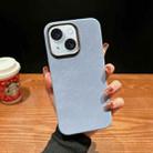 For iPhone 15 Vintage Denim Shockproof Magsafe Phone Case(Blue) - 1