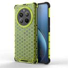 For Realme 12 Pro Shockproof Honeycomb Phone Case(Green) - 1