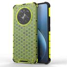 For Realme 12 Pro+ Shockproof Honeycomb Phone Case(Green) - 1