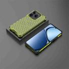 For Realme C63 4G Shockproof Honeycomb Phone Case(Green) - 3