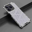 For  Realme C61 4G Shockproof Honeycomb Phone Case(White) - 2