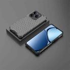 For Realme Narzo N63 4G Shockproof Honeycomb Phone Case(Black) - 3