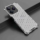 For Realme Narzo N63 4G Shockproof Honeycomb Phone Case(White) - 2