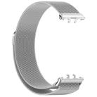 For Samsung Galaxy Fit 3 Milanese Metal Steel Mesh Watch Band(Silver) - 3