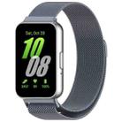 For Samsung Galaxy Fit 3 Milanese Metal Steel Mesh Watch Band(Gray) - 1