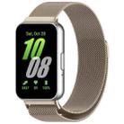 For Samsung Galaxy Fit 3 Milanese Metal Steel Mesh Watch Band(Starlight) - 1