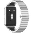For Samsung Galaxy Fit 3 SM-R390 One Bead Stainless Steel Metal Watch Band(Silver) - 2