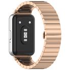For Samsung Galaxy Fit 3 SM-R390 One Bead Stainless Steel Metal Watch Band(Rose Gold) - 2