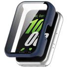 For Samsung Galaxy Fit 3 SM-R390 PC + Tempered Glass Film Integrated Watch Protective Case(Midnight Blue) - 1