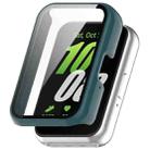 For Samsung Galaxy Fit 3 SM-R390 PC + Tempered Glass Film Integrated Watch Protective Case(Pine Green) - 1