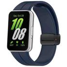 For Samsung Galaxy Fit 3 SM-R390 Magnetic Folding Buckle Silicone Watch Band(Midnight Blue) - 1