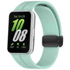 For Samsung Galaxy Fit 3 SM-R390 Magnetic Folding Buckle Silicone Watch Band(Green) - 1