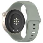 For vivo Watch 3 / iQOO Watch Solid Color Silicone Watch Band(Gray Green) - 2
