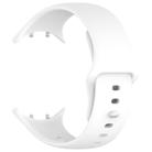 For vivo Watch 3 / iQOO Watch Solid Color Silicone Watch Band(White) - 3