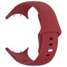 For vivo Watch 3 / iQOO Watch Solid Color Silicone Watch Band(Red) - 3
