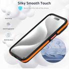 For iPhone 14 Plus Dual-Color Shockproof TPU Phone Case(Black) - 3