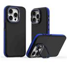 For iPhone 14 Pro Dual-Color Shockproof TPU Phone Case(Blue) - 1